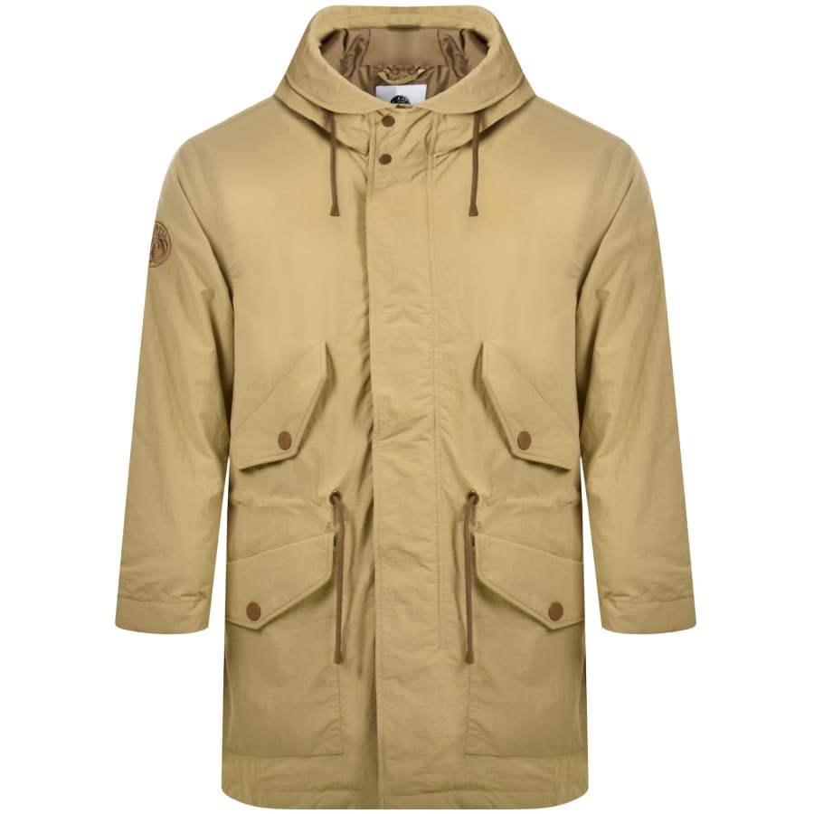 Pretty Green Nomad Parka Jacket Beige